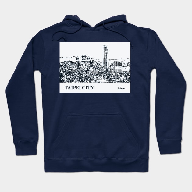 Taipei City - Taiwan Hoodie by Lakeric